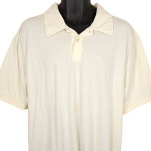 Oakley Polo Shirt Mens Size 2XL Yellow Preppy Regular Fit
